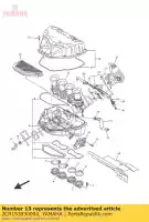 2CR153930000, Yamaha, tubo, sfiato 2 yamaha  mt yfz r yzf r 1000 2015 2016 2017 2018 2019 2020 2021, Nuovo