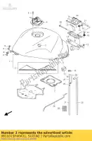 6811015H40A31, Suzuki, tape set, brandstof t suzuki gsx 1300 2015, Nieuw