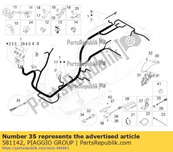 Aprilia 581142, Czujnik temperatury otoczenia, OEM: Aprilia 581142