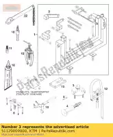 51129009000, KTM, ?ci?gacz ko?a zamachowego ktm lc2 sting 125 1996 1997 1998, Nowy