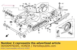 Here you can order the chain kit, drive (50-16&4 from Honda, with part number 06406MFND00: