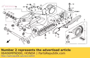 Honda 06406MFND00 chain kit, drive (50-16&4 - Bottom side
