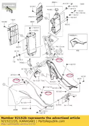 Ici, vous pouvez commander le collier auprès de Kawasaki , avec le numéro de pièce 921521235: