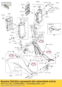 Kawasaki 921521235 halsband - Onderkant