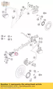 ktm 90542031000 módulo abs - Lado inferior