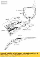 560694016, Kawasaki, modèle, aile rr, lh kawasaki kx  f kx450f 450 , Nouveau