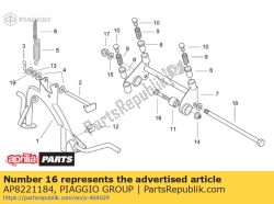 Aprilia AP8221184, Pleuelstift, OEM: Aprilia AP8221184