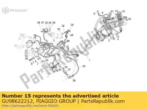 Piaggio Group GU98622212 screw - Bottom side