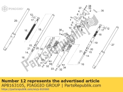 Aprilia AP8163105, Wtyczka kpl., OEM: Aprilia AP8163105