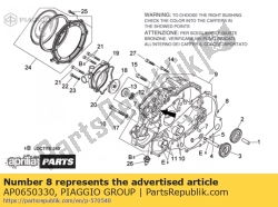 Aprilia AP0650330, Empaquetadura, OEM: Aprilia AP0650330