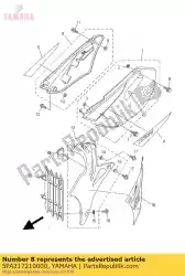 Aquí puede pedir cubierta, lado 2 de Yamaha , con el número de pieza 5PA217210000: