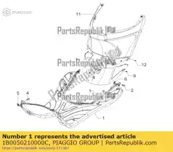 Here you can order the footrest from Piaggio Group, with part number 1B0050210000C: