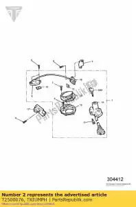 triumph T2500076 wyci?cie klucza - Dół