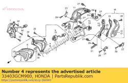 Ici, vous pouvez commander le base comp., r. Clignotant auprès de Honda , avec le numéro de pièce 33403GCM900: