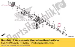 Here you can order the rotor set, oil pump from Honda, with part number 15023K95A20: