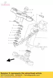 Here you can order the crown handle from Yamaha, with part number 5D7F34351000: