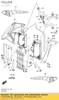 1785328H20, Suzuki, tuyau, radiateur j suzuki  rm z 450 2015 2016 2017, Nouveau