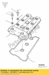triumph T1260860 vite - Il fondo