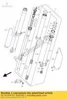 5110337F70, Suzuki, amortisseur assy, ??fro suzuki rm  rmz rm250 250 , Nouveau