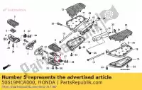 50619MCA000, Honda, piastra, impostazione passo honda  gl 1800 2001 2002 2003 2004 2005 2006 2007 2008 2009 2010 2012 2013 2017, Nuovo