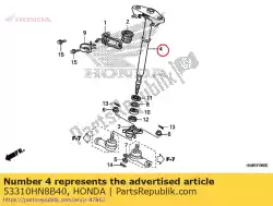 Aquí puede pedir eje comp., dirección de Honda , con el número de pieza 53310HN8B40: