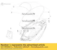 65739000C1, Piaggio Group, siod?o w komplecie z czujnikiem piaggio mp zapm75100 zapta0100 125 300 2011 2016 2017 2018 2019, Nowy