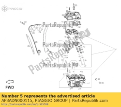 Aprilia AP3ADN000115, Vis m8x166, OEM: Aprilia AP3ADN000115