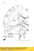 3591624B01, Suzuki, beugel, licentie suzuki ls savage p f ls650fp ls650p 650 , Nieuw