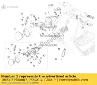 1B000715000R7, Piaggio Group, Abdeckung vespa zapm808g, zapm80200, zapm8020, zapma7200, zapma78g 946 150 946 2014 2016 2017 2018 2019 2020 2021 2022, Nuevo