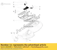 62213650R7, Piaggio Group, tapa de inspección de bujía pintada     , Nuevo