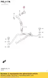 Qui puoi ordinare bullone, combustibile dell'unione da Suzuki , con numero parte 0936012008: