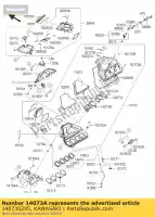 140730295, Kawasaki, conducto zx1000jbf kawasaki zx 1000 2011 2012 2013 2014 2015, Nuevo