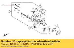 Honda 45250HN6006 caliper sub assy, - Bottom side