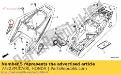 Aquí puede pedir conducto, r. Capota del asiento de Honda , con el número de pieza 77223MJCA00: