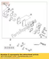 46113010000, KTM, brake hose front 65 sx 2002 ktm sx 65 2002 2003, New