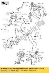 slangrem, abs ecu-calip van Kawasaki, met onderdeel nummer 430950718, bestel je hier online: