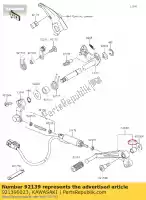 921390023, Kawasaki, tuleja zx1000-c1h kawasaki  klz z zx 650 800 900 1000 2004 2005 2010 2011 2012 2013 2014 2015 2016 2017 2018 2019 2020 2021, Nowy