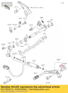 kawasaki 921390023 tuleja zx1000-c1h - Dół