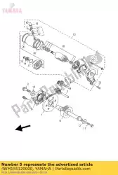 Here you can order the gear, idler 1 from Yamaha, with part number 4WM155120000:
