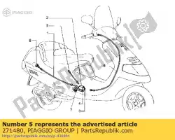 Aqui você pode pedir o transmissão em Piaggio Group , com o número da peça 271480: