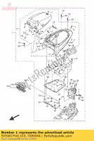 5VSW07541103, Yamaha, radio box assy yamaha fjr 1300 2016, Nouveau