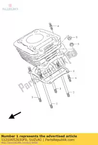 suzuki 11210052030F0 cylinder comp - Bottom side