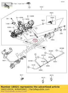 kawasaki 160210024 arresto acceleratore a vite zg1400caf - Il fondo