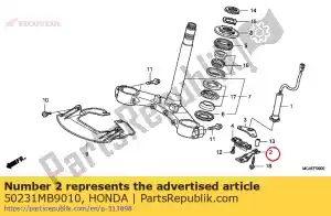 honda 50231MB9010 soporte, sensor - Lado inferior