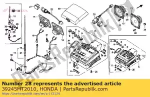 Honda 39245MT2010 plomb, jonction casque - La partie au fond