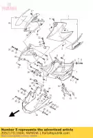 20S2171L1000, Yamaha, topo, tapa lateral 1 yamaha xj 600 2014 2015 2016, Nuevo