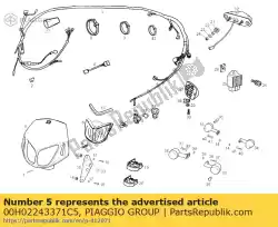 Aquí puede pedir subconjunto cusing faro de Piaggio Group , con el número de pieza 00H02243371C5: