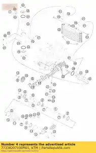 ktm 77338207100M01 sbircia della pompa di pressione d = 9mm - Il fondo