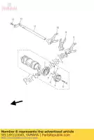 5EL185110000, Yamaha, forcella, maiusc 1 yamaha bt xv xvs 750 1000 1100 1986 1988 1989 1991 1992 1994 1995 1996 1997 1998 1999 2000 2001 2002 2003 2004 2005 2006, Nuovo