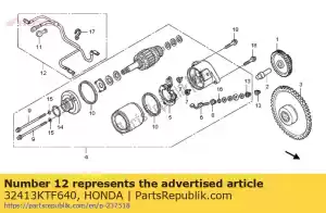 Honda 32413KTF640 câble, batterie de démarrage ea - La partie au fond